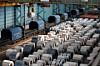 Steel products are manufactured at a steel mill in Gwangyang, South Jeolla, on Nov. 20, 2019. [YONHAP]