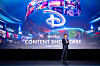 Luke Kang, president of The Walt Disney Company Asia Pacific, speaks during the 2024 Disney Content Showcase APAC held at Marina Bay Sands in Singapore on Wednesday. [WALT DISNEY COMPANY KOREA]