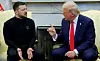 U.S. President Donald Trump meets with Ukrainian President Volodymyr Zelensky at the White House in Washington, D.C., on Feb. 28. [REUTERS/YONHAP]