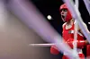 Imane Khelif of Algeria before her fight with Angela Carini of Italy in Paris on Thursday. [REUTERS/YONHAP]