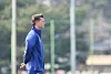 Korean women's national football team manager Colin Bell observes a training session ahead of a match against the Philippines at Icheon Sports Complex in Icheon, Gyeonggi on Monday. [NEWS1]