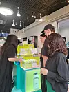 Japanese customers line up in front of Re:Make store to purchase Grabity shampoo in September. [POLYPHENOL FACTORY olyphenol Factory]