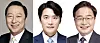 From left: Park Yong-maan, Han Jun-ho and Kim Woo-young