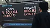 A board at the Korea Exchange Seoul office in western Seoul shows the Kospi closing at 3,103.64 on June 24, up 2.96 percent from the previous trading day. [YONHAP]