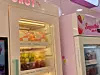 A fresh fruit kiosk is filled with produce at the CU Seongsu Dessert Park branch in the Seongsu-dong neighborhood of Seongdong District, eastern Seoul, on Feb. 12. Fresh fruit kiosks are currently operating at 11 stores nationwide, according to BGF Retail. [NOH YU-RIM]