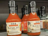 A bottle of Kimchi Sauce featuring a woman wearing a Japanese kimono and the Chinese term for pickled vegetables is displayed in a supermarket in Europe in this photo provided by Seo Kyoung-duk, a professor at Sungshing Women's University. [SCREEN CAPTURE]