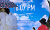 The temperature is shown on a digital display outside a building in Songpa District, southern Seoul, as a heat wave advisory was issued on July 27. [YONHAP]