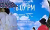 The temperature is shown on a digital display outside a building in Songpa District, southern Seoul, as a heat wave advisory was issued on July 27. [YONHAP]