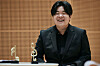 Cellist Han Jae-min speaks during a press conference at Lotte Concert Hall in Songpa District, southern Seoul, on Friday. Han was selected as Lotte Concert Hall’s “In House Artist” this year. [LOTTE CONCERT HALL]