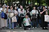 Fans of boy band BTS attend the 2024 Festa event in southern Seoul on June 13, a day after member Jin was discharged from his military service. [AFP/YONHAP]