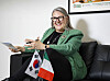 Ambassador of Ireland to Korea Michelle Winthrop speaks during an interview with the Korea JoongAng Daily at the embassy building in Jongno District, central Seoul, on March 13. [PARK SANG-MOON]