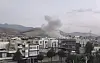 This handout photo released by Iran's Revolutionary Guard Corps official Sepah News Telegram channel on June 13 reportedly shows a building in Tehran hit in an Israeli strike on the Iranian capital early in the morning. Israeli Prime Minister Benjamin Netanyahu said in a video statement in the early hours of June 13 that Israel carried out strikes on Iran, and the military operation against the Islamic republic would ″continue for as many days as it takes″. [AFP/YONHAP]