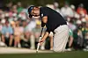 Korea's An Byeong-hun putts on the 18th hole during the final round of the Masters at Augusta National Golf Club on Sunday in Augusta, Georgia. [AP/YONHAP]