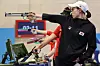 Sport shooter Kim Ye-ji shoots during the women's 10 meter air pistol event at the Paris Olympics in Paris on July 28. [JOINT PRESS CORPS]