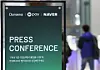 Passersby walk across Naver’s headquarters in Seongnam, Gyeonggi, on Nov. 27. Naver and Dunamu, operator of Upbit, announced a planned group merger during a joint press conference at Naver's office the same day. [YONHAP]
