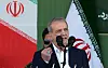 Iranian president Masoud Pezeshkian speaks during the annual Army Day celebration, in Tehran, Iran on April 18. [EPA/YONHAP]