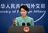 Chinese Foreign Ministry spokesperson Mao Ning speaks during a press conference at the ministry in Beijing, China, on Dec. 23, 2024. [EPA/YONHAP]