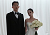 Football player Jeong Woo-yeong, left, and gallerist Lee Yeon-ji [LEE KWANG-GI]