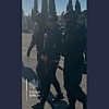 Kwon Do-hyung, center, co-founder of Terraform Labs, is handed over to U.S. authorities in Montenegro on Dec. 31. [MONTENEGRIN POLICE AGENCY]