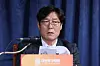 Korea Football Association (KFA) Technical Director Lee Lim-saeng speaks during a press conference at KFA House in central Seoul on July 8. [YONHAP]