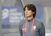 Korean national team manager Hong Myung-bo watches the 2026 World Cup qualifer between Korea and Iraq at Yongin Mireu Stadium in Yongin, Gyeonggi on Oct. 15. [NEWS1]