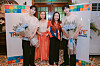 K-pop stars Kim Myung-soo, far left, and Choi Bo-min, far right, pose for a photo after being named tourism ambassadors for the Tourism Promotions Board of the Philippines. [LOOK MEDIA]