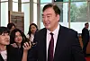 Chinese Ambassador to South Korea Xing Haiming enters the Foreign Ministry in central Seoul on Thursday to pay a courtesy call on Foreign Minister Cho Tae-yul ahead of his departure from the post. [YONHAP]
