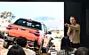 Hyundai Design North America's Senior Design Manager of Exteriors Brad Arnold speaks about the company's Santa Cruz pickup truck. [HYUNDAI MOTOR]