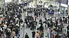 Passengers wait to enter customs at Gimhae International Airport in South Gyeongsang on Jan. 17. [KIM MIN-JU]
