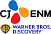 Logos for CJ ENM, top, and Warner Bros. Discovery [CJ ENM, WARNER BROS. DISCOVERY]