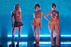 UAU, girl group Dreamcatcher's first subunit, performs during a press showcase at the Ilchi Art Hall in southern Seoul on May 28 for its first EP, “Playlist #You Are You.″ [DANIELA GONZALEZ PEREZ]