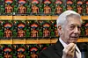 Peruvian writer Mario Vargas Llosa gestures as he answers a journalist's question at the Vienna main library in Austria on Oct. 18, 2011. [REUTERS/YONHAP]