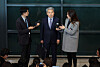 Ambassador to Australia Lee Jong-sup answers questions from reporters in Incheon International Airport after his arrival from Canberra, on March 21, 2024. [YONHAP]