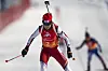 Ekaterina Avvakumova competes during the biathlon women's 7.5-kilometer sprint race at the Asian Winter Games in Yabuli, China on Feb. 11. [XINHUA/YONHAP]