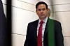 U.S. Secretary of State Marco Rubio arrives prior to a closed briefing on Iran for members of the House of Representatives on Capitol Hill in Washington on June 27. [REUTERS/YONHAP]