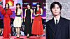 K-pop girl group aespa, left, and actor Park Seo-jun [YONHAP, NEWS1]