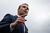 U.S. Secretary of Defense Pete Hegseth attends the 2025 Easter Egg Roll with his family on the South Lawn of the White House in Washington on April 21. [EPA/YONHAP]