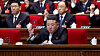 North Korean leader Kim Jong-un, front center, attends the Ninth Congress of the Workers' Party of Korea in Pyongyang on Feb. 22. [YONHAP]