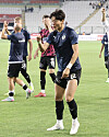 Alanyaspor forward Hwang Ui-jo celebrates after the Turkish Super Lig match against Konyaspor at Konya Metropolitan Municipality Stadium in Turkey in a photo shared on Alanyaspor's official X account on May 25. [SCREEN CAPTURE]