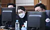 First lady Kim Keon Hee appears at the Seoul Central District Court in Seocho District, southern Seoul, on Dec. 3, 2025, for a sentencing hearing. [JOINT PRESS CORPS]