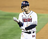 Doosan Bears infielder Oh Jae-won in action during a KBO game against the Kiwoom Heroes at Jamsil Baseball Stadium in southern Seoul on May, 11, 2021. [YONHAP]