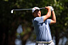 An Byeong-hun plays his shot from the fourth tee during the third round of the 2024 Masters Tournament at Augusta National Golf Club in Augusta, Georgia on Saturday. [AFP/YONHAP