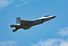 The KF-21 Boramae fighter jet flies across the sky near the Seoul Air Base in Seongnam, Gyeonggi, on Oct. 17. [YONHAP]