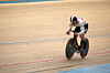 Cyclist Choi Tae-ho competes during the national squad selection contest at Jincheon National Training Center in Jincheon, North Chungcheong, on April 23. [KOREA CYCLING FEDERATION]