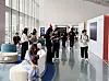 Participants look around the exhibition hall of the 2025 K-Content Expo China at the Sea World Culture and Arts Center in Shenzhen, China, which runs from Aug. 19 to 21. [KOREA CREATIVE CONTENT AGENCY]