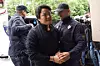 Police officers escort Korean crypto mogul Do Kwon in Podgorica, Montenegro, on May 11, 2023. [EPA/YONHAP]