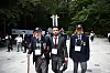 Muhit Karaman, left, during his participation of the Korean government's revisitation program for Korean War veterans in 2019. [MUHIT KARAMAN]