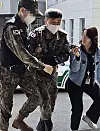 Army Chief of Staff Gen. Park An-su, former martial law commander, enters a court martial in central Seoul for his trial over his alleged role in martial law operations on March 26. [YONHAP]
