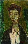 'Self portrait' (1959) by Ha Chong-hyun [ART SONJE CENTER]