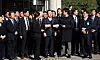 Democratic Party chief Lee Jae-myung speaks to reporters after being acquitted by the Seoul High Court of violating the Public Official Election Act on March 26. [NEWS1]